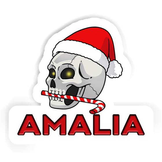 Amalia Sticker Totenkopf Laptop Image