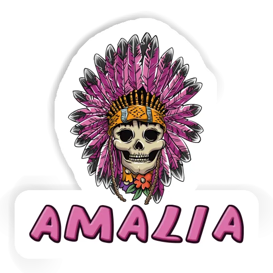 Sticker Womens Skull Amalia Gift package Image