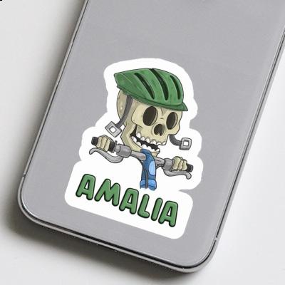 Autocollant Cycliste Amalia Laptop Image