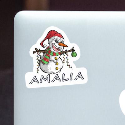 Amalia Autocollant Bonhomme de neige Laptop Image