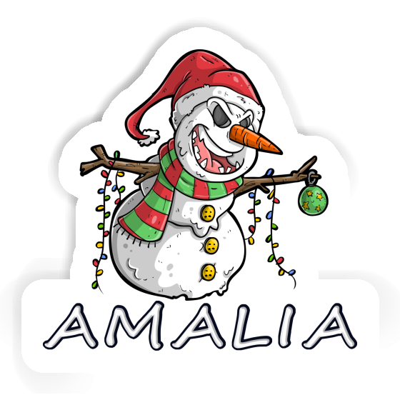 Snowman Sticker Amalia Image