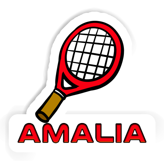 Autocollant Raquette de tennis Amalia Notebook Image