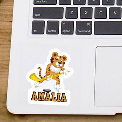 Sticker Amalia Tiger Notebook Image