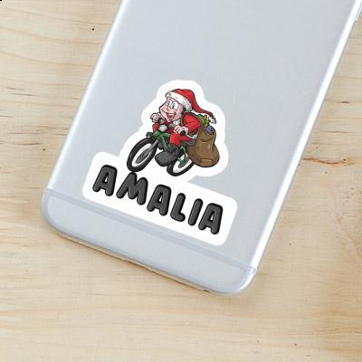 Sticker Amalia Bicycle Rider Image