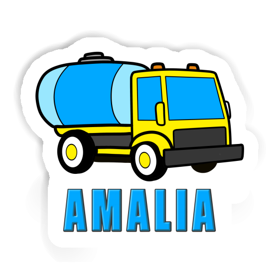 Sticker Amalia Water Truck Laptop Image