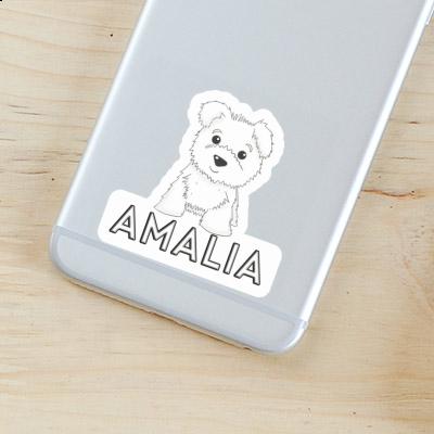 Amalia Autocollant Terrier Notebook Image