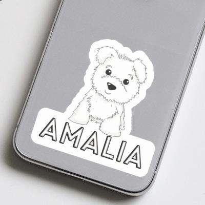 Amalia Autocollant Terrier Laptop Image