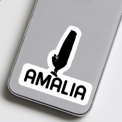 Sticker Amalia Windsurfer Notebook Image