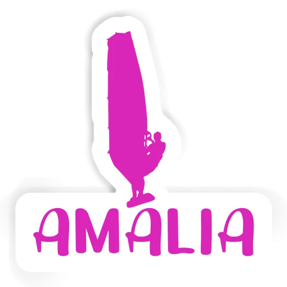 Sticker Amalia Windsurfer Laptop Image