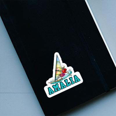 Aufkleber Amalia Windsurfer Notebook Image