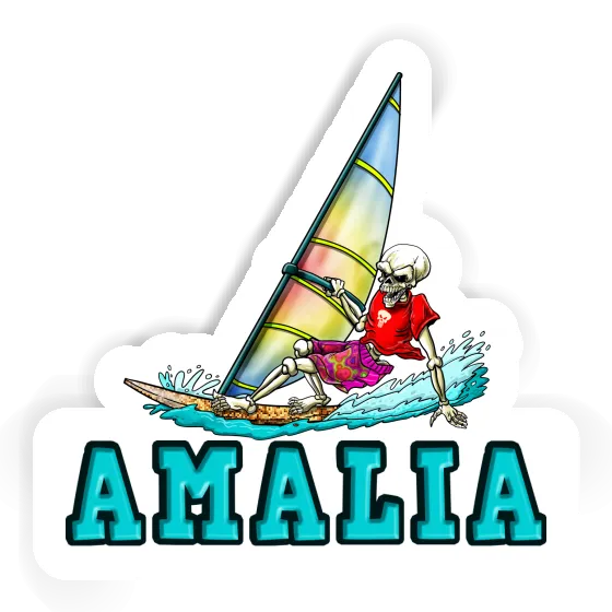 Aufkleber Amalia Windsurfer Image