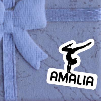 Amalia Sticker Yoga Woman Laptop Image