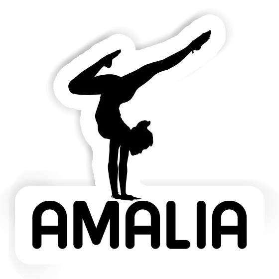 Amalia Sticker Yoga Woman Image