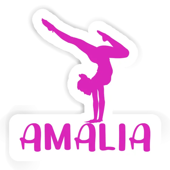 Aufkleber Amalia Yoga-Frau Gift package Image