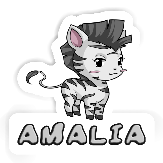 Sticker Amalia Zebra Image