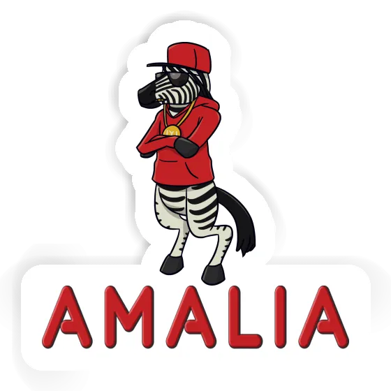 Sticker Zebra Amalia Gift package Image