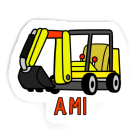 Sticker Mini-Excavator Ami Image