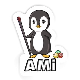 Billiards Player Sticker Ami Image