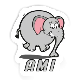 Sticker Elephant Ami Image