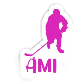Hockey Player Sticker Ami Image