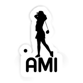 Sticker Golfer Ami Image
