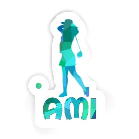 Ami Sticker Golfer Image