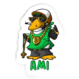 Ami Sticker Hip-Hop Penguin Image