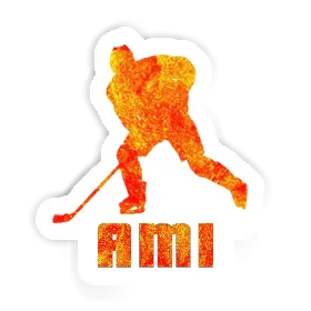 Sticker Ami Hockey Player Image