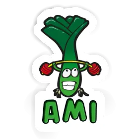 Sticker Ami Weightlifter Image