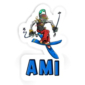 Sticker Freeride Skier Ami Image