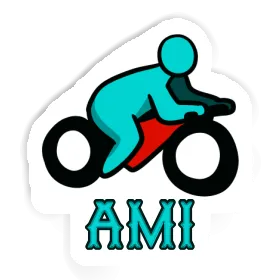 Sticker Ami Motorbike Driver Image