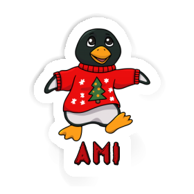 Sticker Ami Christmas Penguin Image