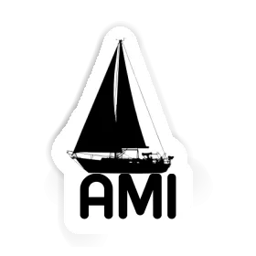 Sticker Ami Sailboat Image