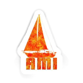 Sailboat Sticker Ami Image