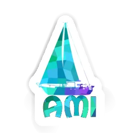 Sailboat Sticker Ami Image