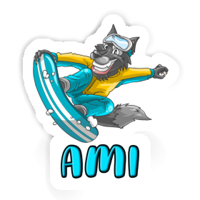 Sticker Boarder Ami Image