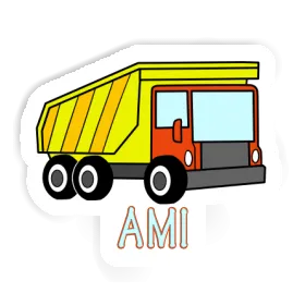 Ami Sticker Dump Truck Image