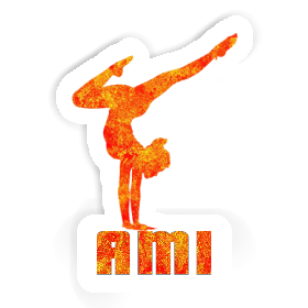 Yoga-Frau Sticker Ami Image