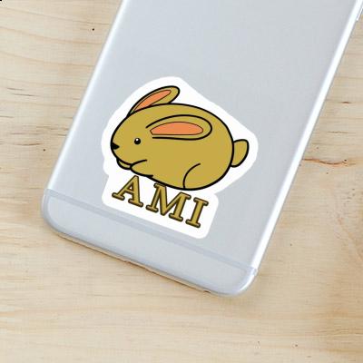 Sticker Ami Hare Laptop Image