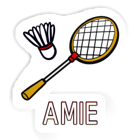 Amie Autocollant Raquette de badminton Image
