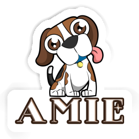 Autocollant Beagle-Hund Amie Image