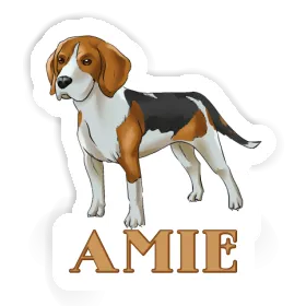 Autocollant Amie Beagle Image