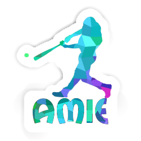 Sticker Amie Baseballspieler Image