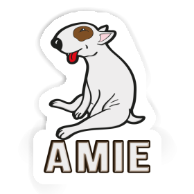 Bull Terrier Autocollant Amie Image