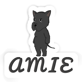 Autocollant Schnauzer géant Amie Image