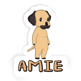 Autocollant Amie Rhodésian Ridgeback Image