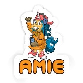 Amie Autocollant Licorne hip-hop Image