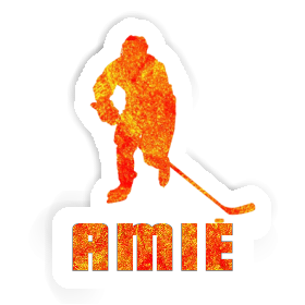 Eishockeyspieler Sticker Amie Image