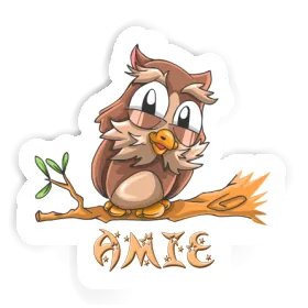 Autocollant Amie Hibou Image