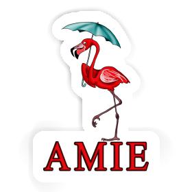 Flamant Autocollant Amie Image